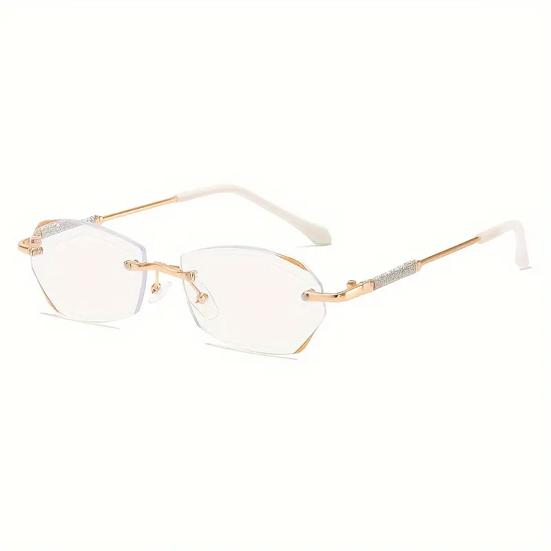 WOMEN'S DIAMOND RIMLESS ANTI-BLUE LIGHT PRESBYOPIA GLASSES