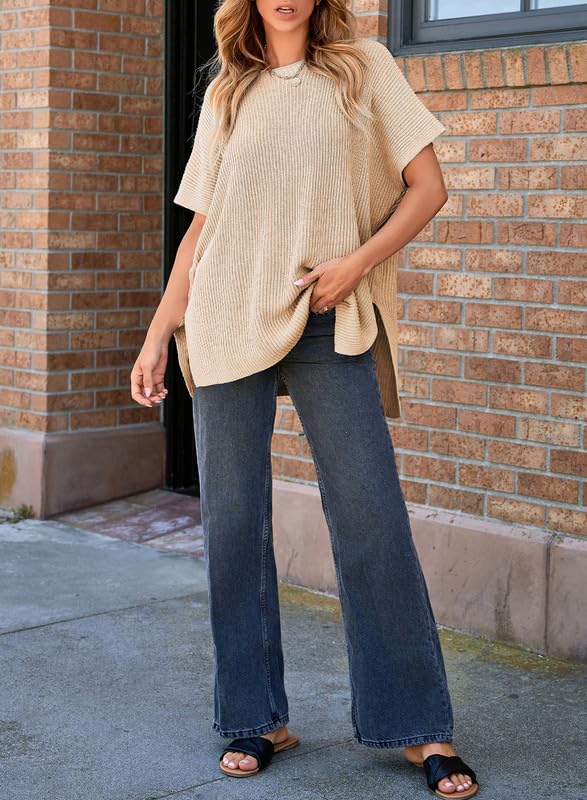 ✨2024 Fall Crew Neck Lightweight Knit Batwing Sweater (BUY 2 10% OFF)