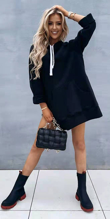 Oversized Hoodie Dress